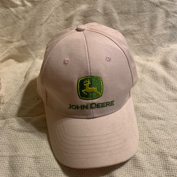 John Deere Woman’s Hat Light Pink One Size Snap Back Baseball  Cap - Picture 1 of 7